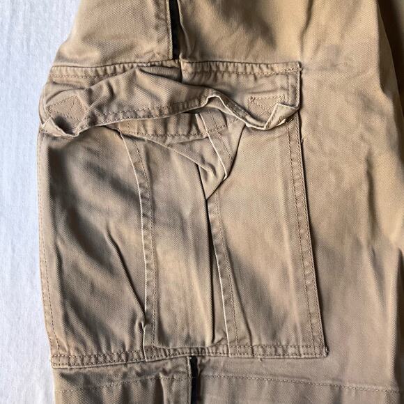 Arizona Jeans Company Men’s Cargo Khaki Shorts Size 29,Natural Beige,Big Pockets - Picture 6 of 9